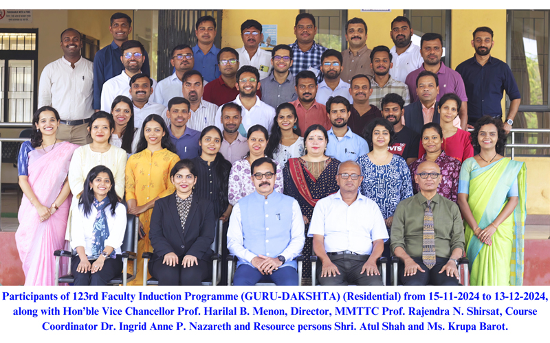 123rd Faculty Induction  Programme(GURU-DAKSHTA)  at UGC-MMTTC