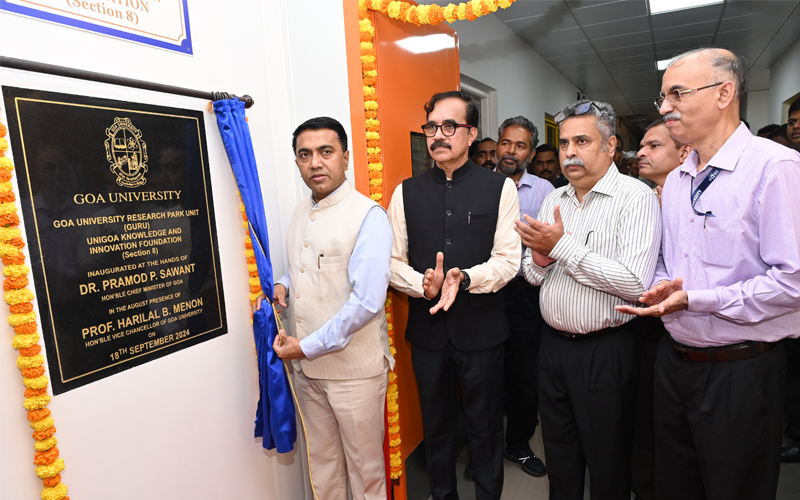 Inauguration of Goa University Research Park Unit (GURU) 1