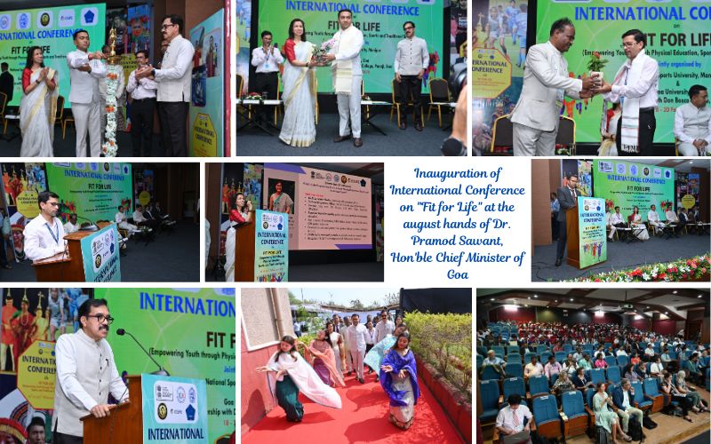 Inauguration of International Conference on "Fit for Life" at the august hands of Dr. Pramod Sawant, Hon'ble Chief Minister of Goa