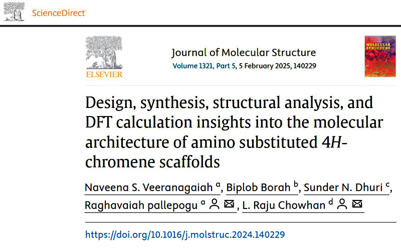 Journal of Molecular Structure. 2024 - IR 7385