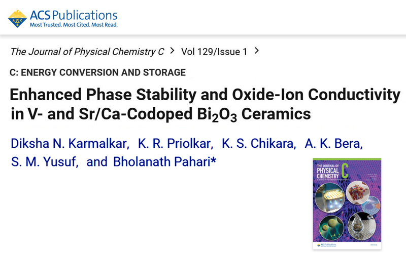 Journal of Physical Chemistry C. 129(1); 2024; 107-120.