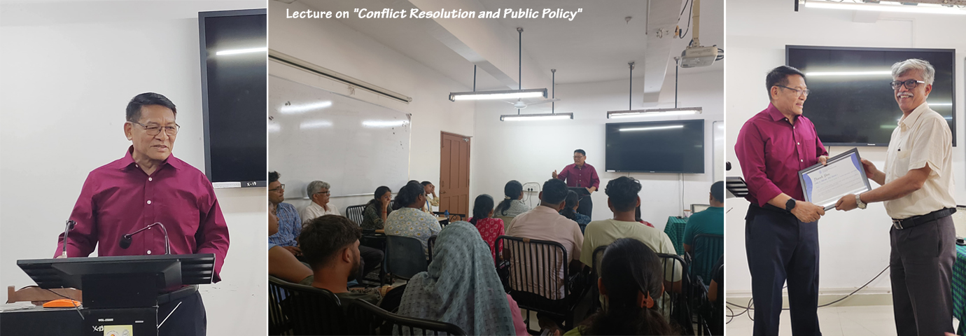 Lecture on "Conflict Resolution and Public Policy" - DDKSSBS